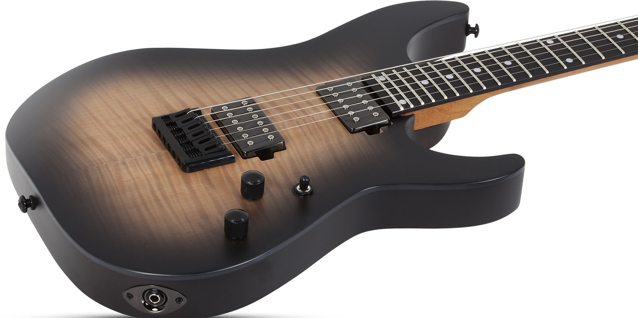 Schecter C-1 Standard Plus Electric Guitar - Ember Burst (3938) | Musician Madness
