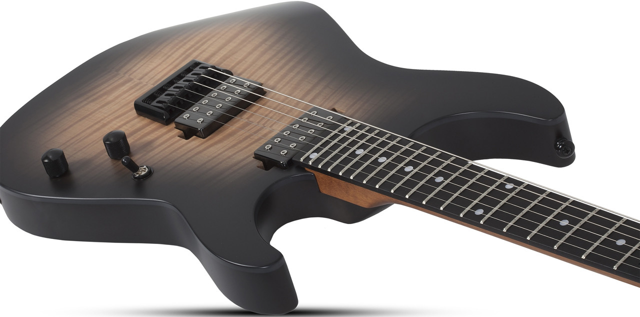 Schecter C-1 Standard Plus Electric Guitar - Ember Burst (3938) | Musician Madness