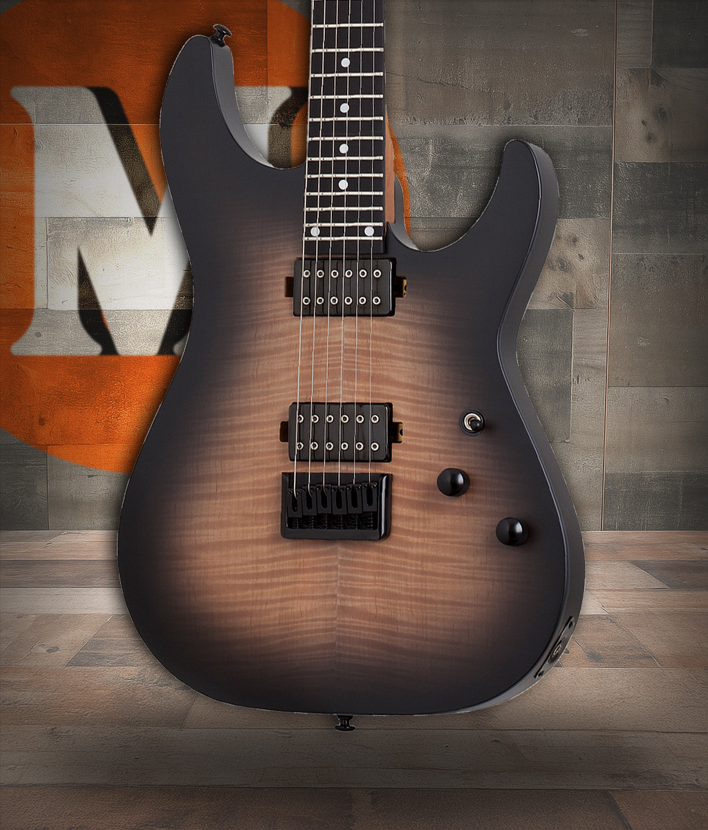 Schecter C-1 Standard Plus Electric Guitar - Ember Burst (3938) | Musician Madness