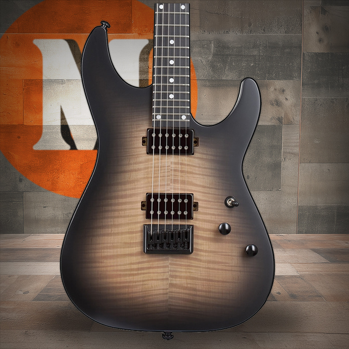Schecter C-1 Standard Plus Electric Guitar - Ember Burst (3938) | Musician Madness
