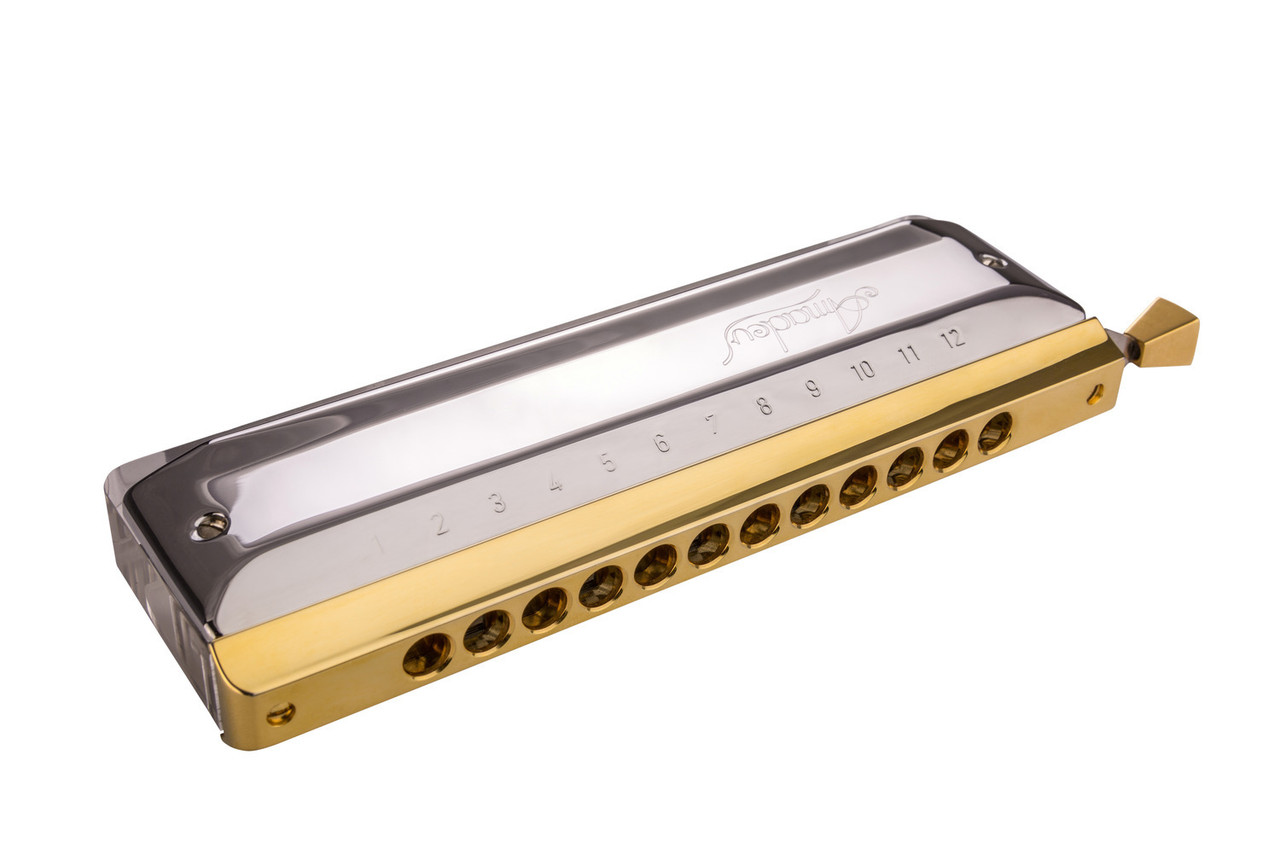 Hohner Amadeus Chromatic Harmonica - Key of C (7544-C) | Musician Madness