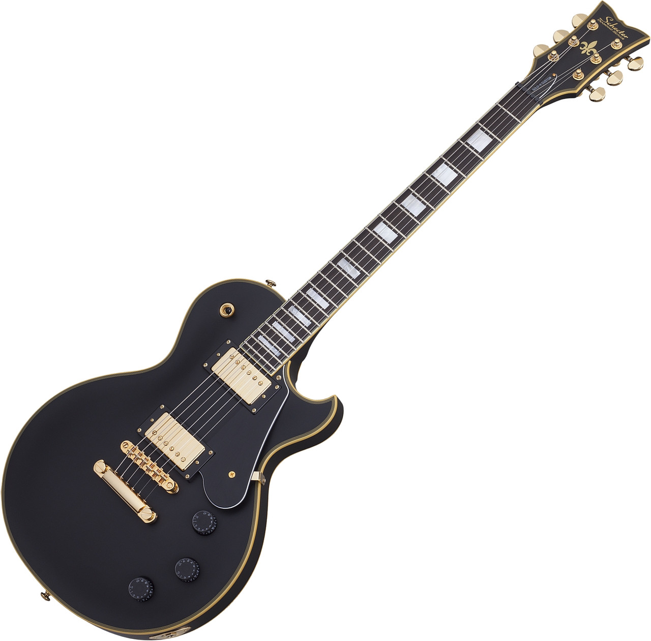 Schecter Solo-II Custom Electric Guitar - Aged Black Satin (658