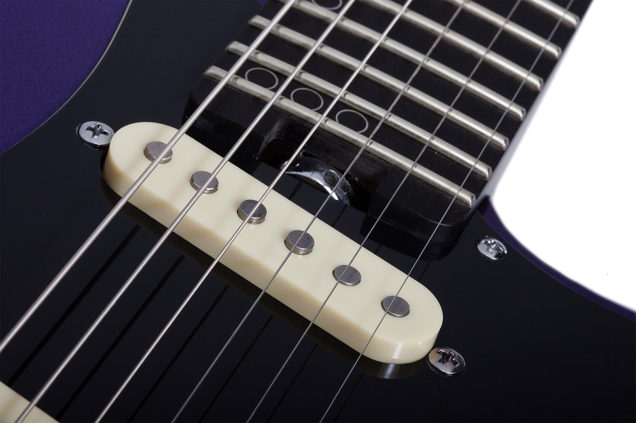 Schecter MV-6 Electric Guitar - Metallic Purple (4200) | Musician Madness