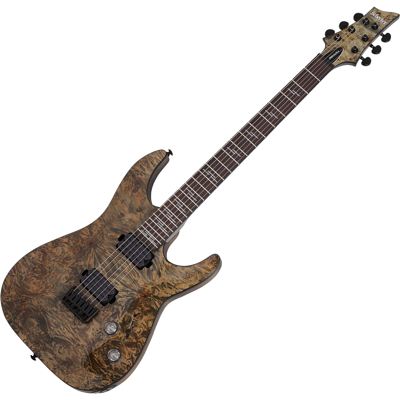 Schecter Omen Elite-6 Electric Guitar - Charcoal (2451) | Musician Madness