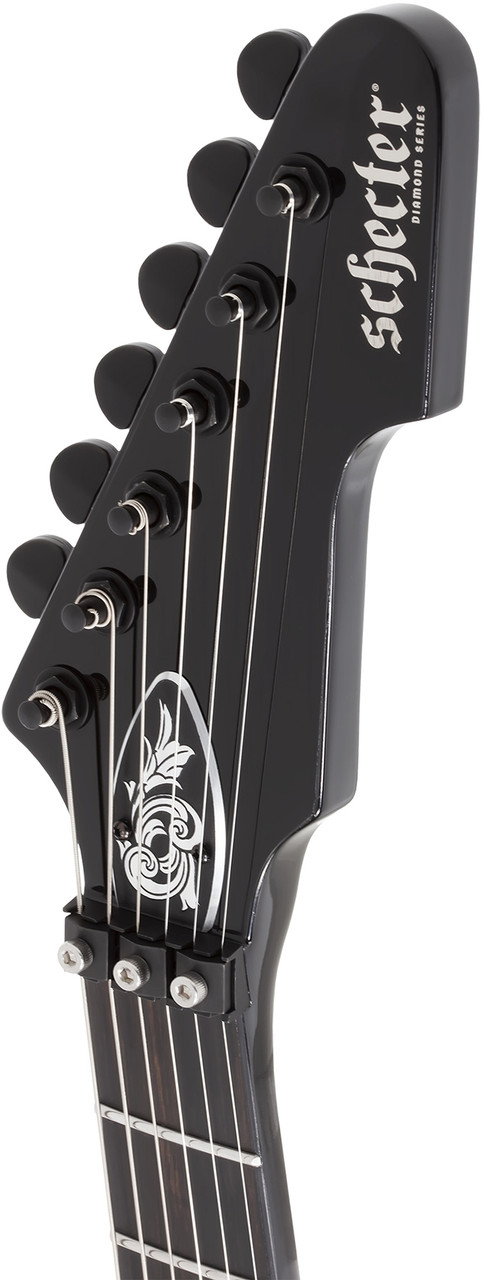 Schecter E-1 FR Przym Palladium Electric Guitar - Gloss Black (924) | Musician Madness