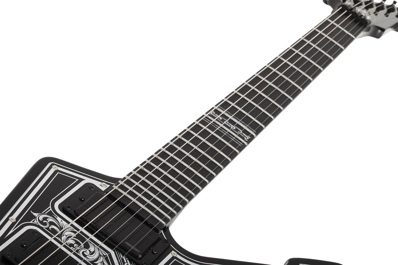 Schecter E-1 FR Przym Palladium Electric Guitar - Gloss Black (924) | Musician Madness