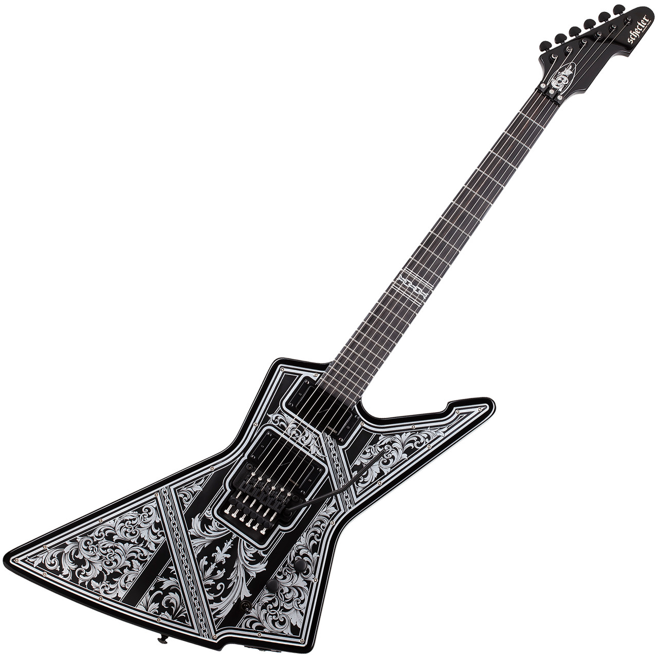 Shop the Schecter E-1 FR Przym Palladium Electric Guitar in Gloss Black (924) at Musician Madness. Floyd Rose performance, modern tone, fast shipping.