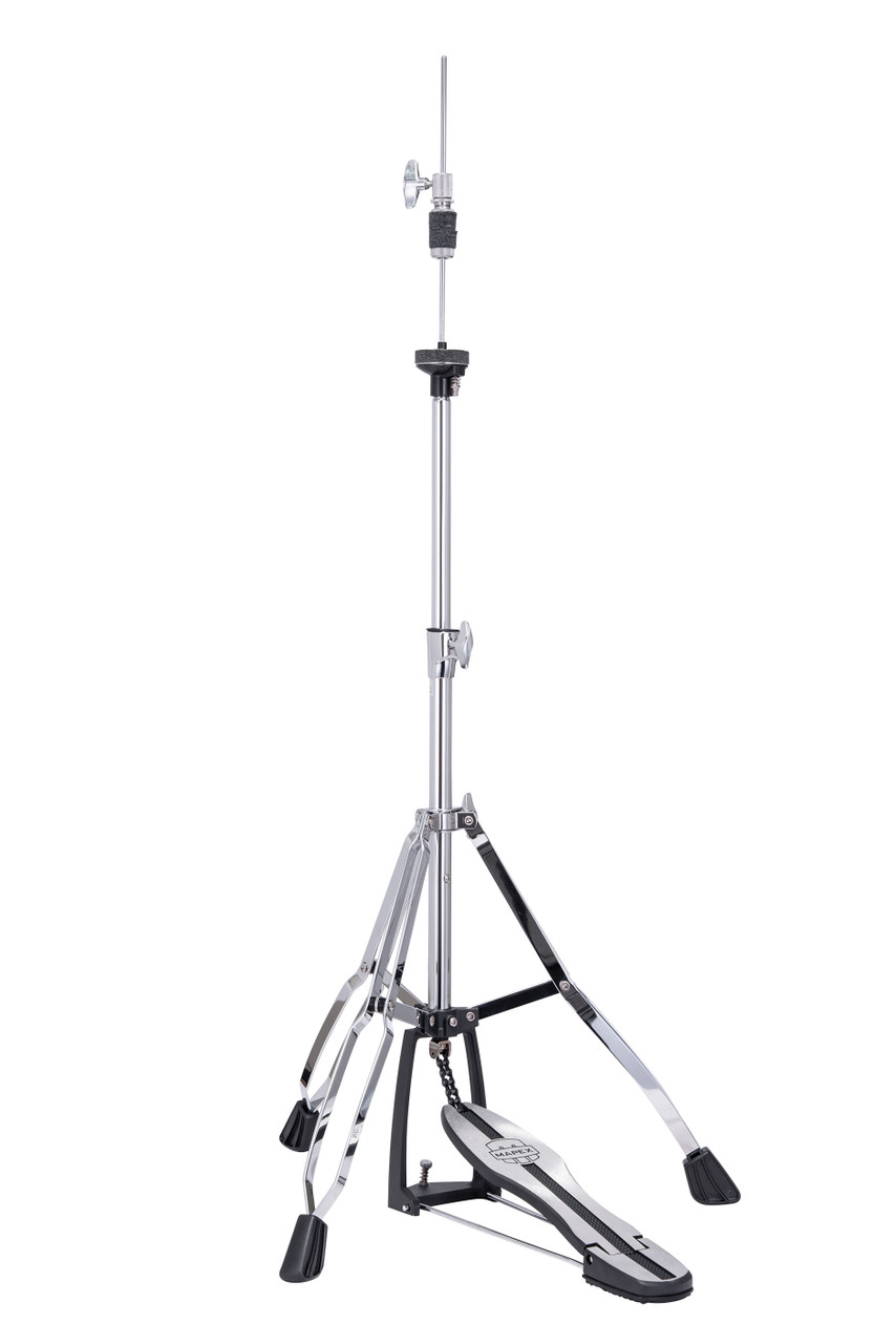 Shop the Mapex H410 400 Series Hi-Hat Stand in Chrome B-Stock at Musician Madness. Smooth action, durable build, and great value.
