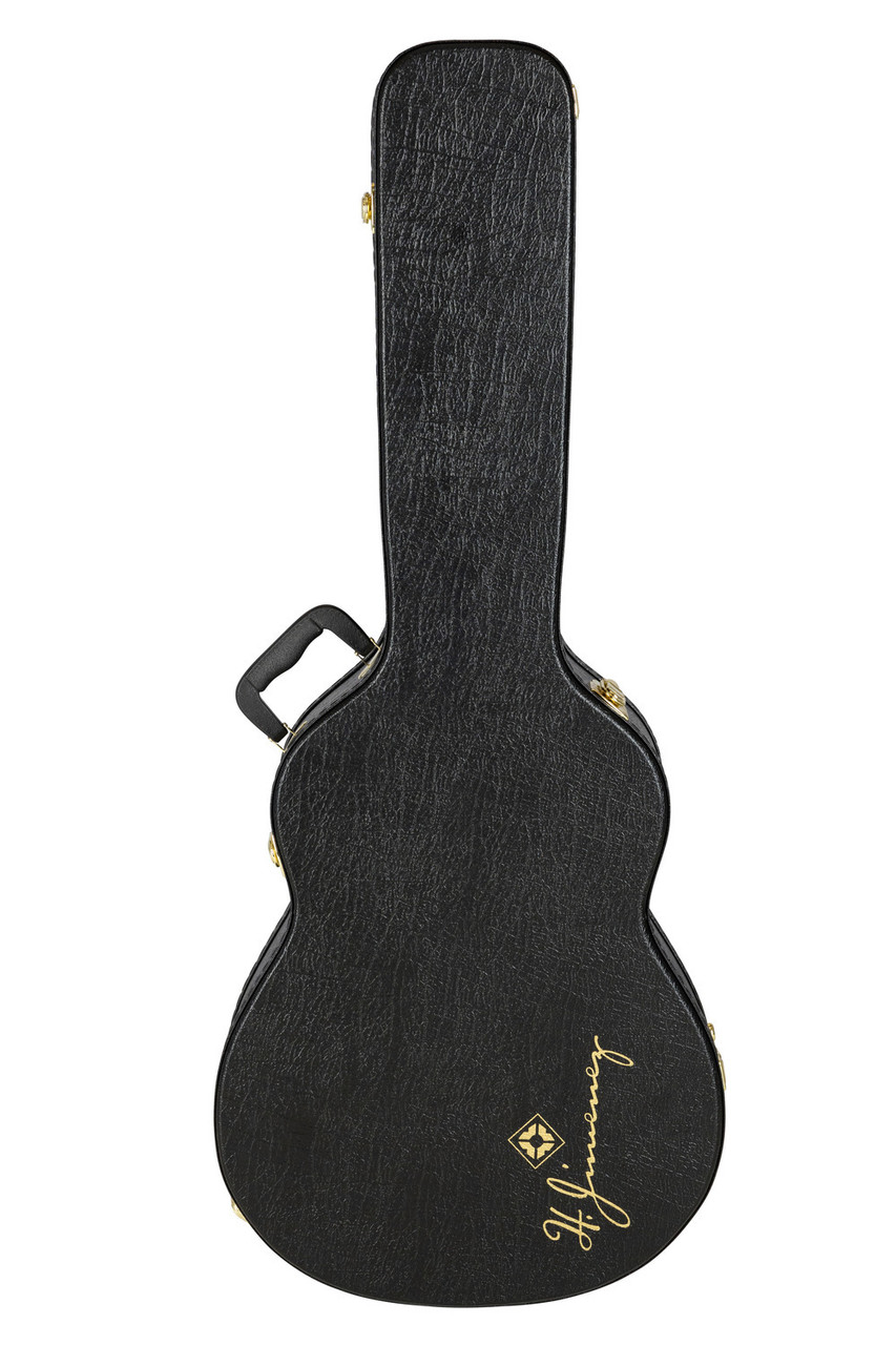 H. Jimenez Glossy Guitarra Doble 12-String Cutaway Electric - Glossy Black w/ Hardwood Case (LGD1-CEBK) | Musician Madness