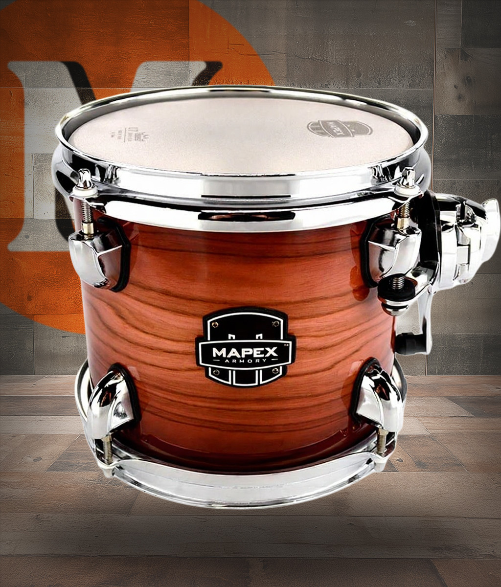 Shop the Mapex Armory 12x9 Tom in Redwood Burst B-Stock (ART1209RA) at Musician Madness. Full-bodied tone, Armory Series quality, great value.