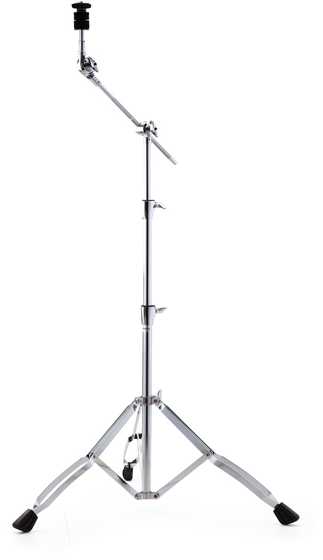 Mapex 400 Series Boom Cymbal Stand Chrome (B400) - lightweight adjustable boom stand with double-braced legs, locking tilter, and durable chrome finish