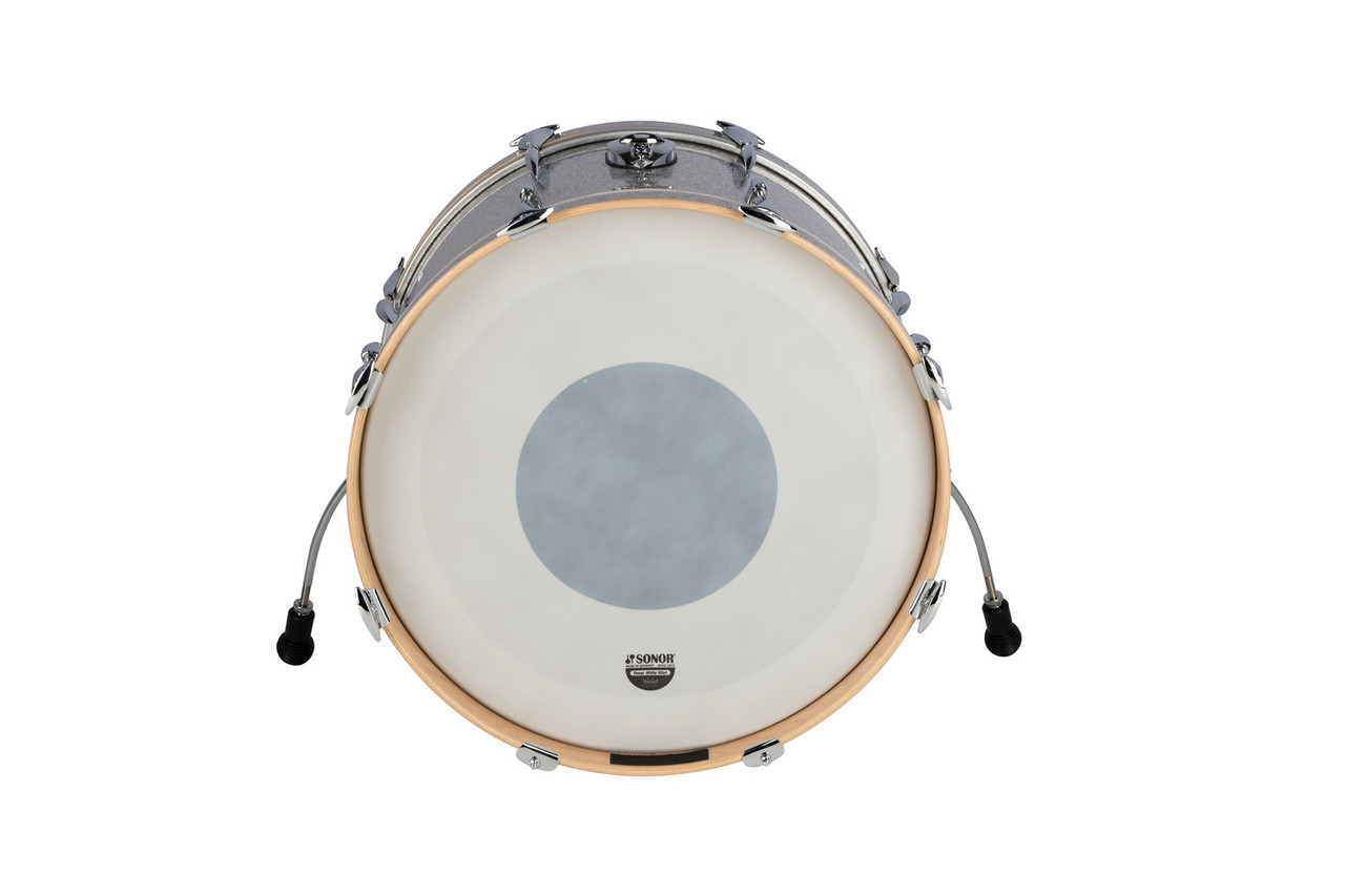Shop the Sonor Vintage Series 22"x14" Bass Drum in Vintage Silver Glitter B-Stock (VT-2214-BDWM-VSG) at Musician Madness. Classic tone, premium build, great value.