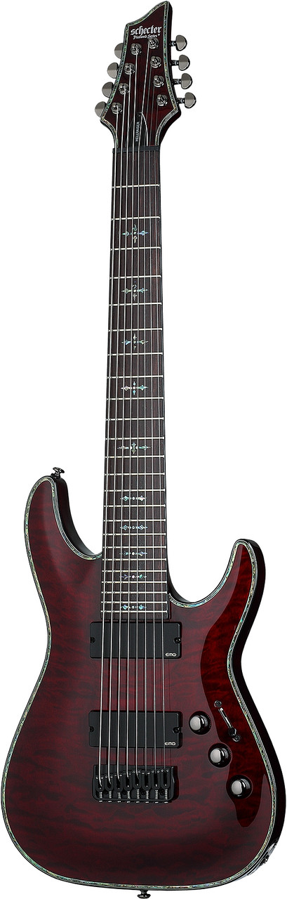 Schecter Hellraiser C-8 Electric Guitar - Black Cherry (103) | Musician Madness