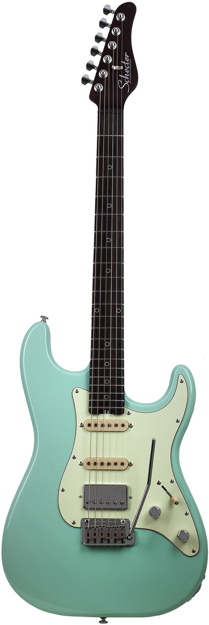 Schecter Nick Johnston Traditional HSS 10th Anniversary Electric Guitar - Atomic Green (1154) | Musician Madness