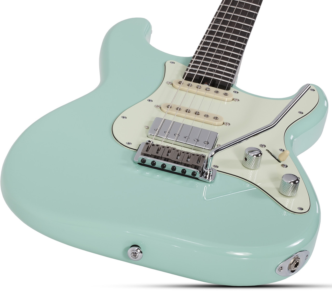 Schecter Nick Johnston Traditional HSS 10th Anniversary Electric Guitar - Atomic Green (1154) | Musician Madness