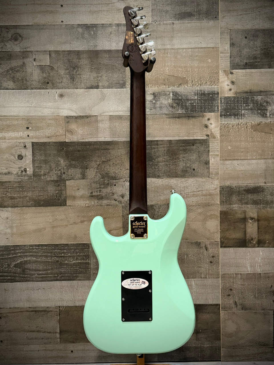 Schecter Nick Johnston Traditional HSS 10th Anniversary Electric Guitar - Atomic Green (1154) | Musician Madness