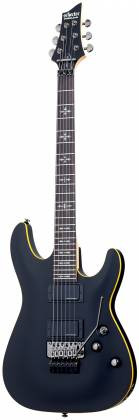 Schecter Demon-6 FR Electric Guitar - Aged Black Satin (3661) | Musician Madness