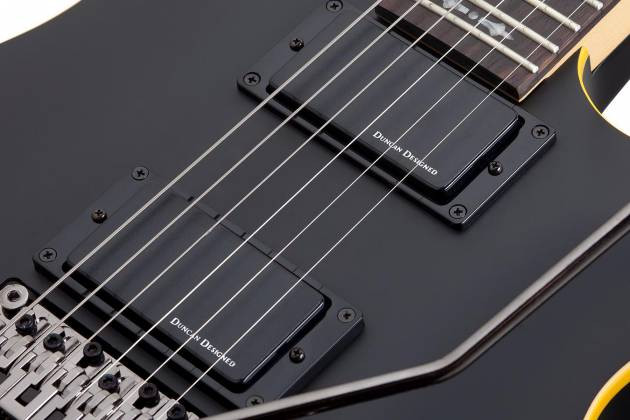 Schecter Demon-6 FR Electric Guitar - Aged Black Satin (3661) | Musician Madness