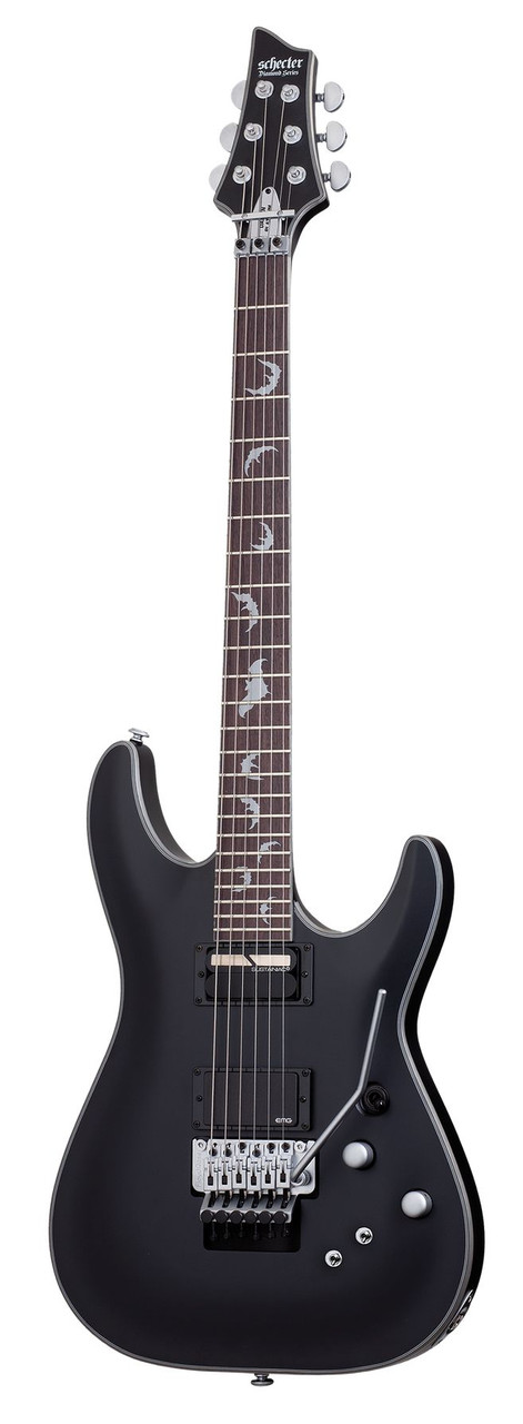Shop the Schecter Damien Platinum-6 FR S Electric Guitar in Satin Black (1189) at Musician Madness. Sustainiac power, Floyd Rose stability, and aggressive tone.