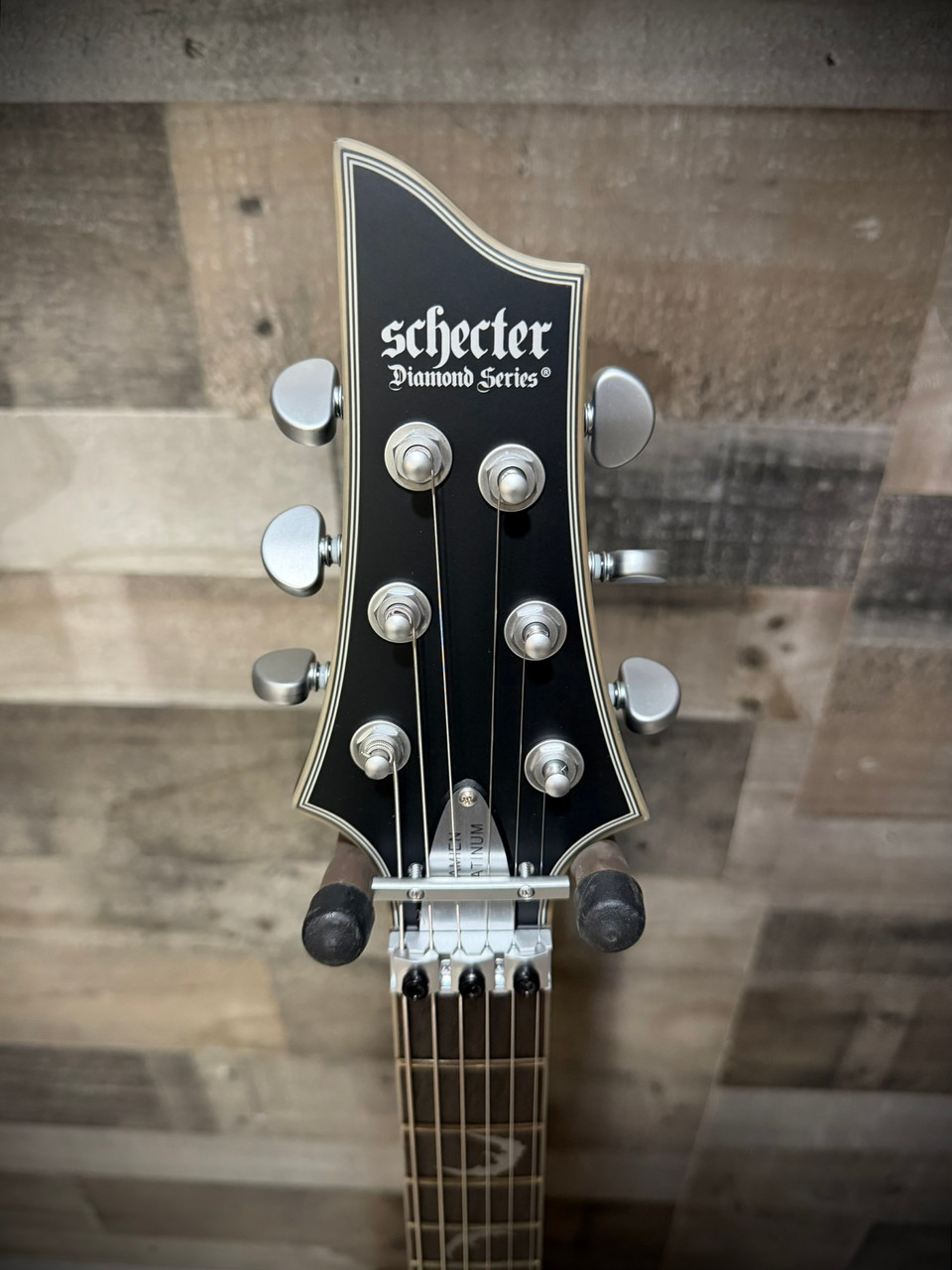 Schecter Damien Platinum-6 FR S Electric Guitar - Satin Black