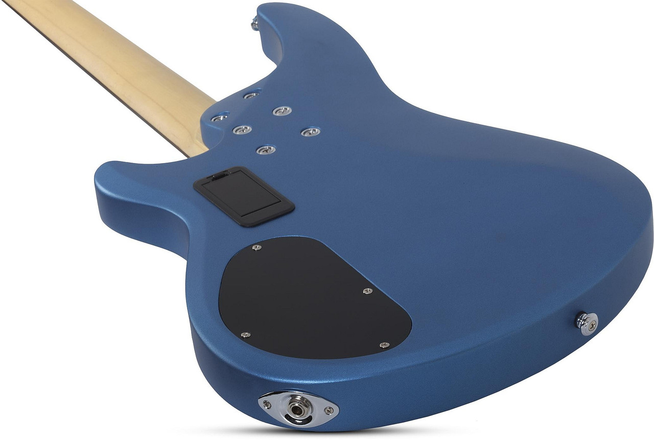 Shop the Schecter C-4 Deluxe Electric Bass in Satin Metallic Light Blue (585) at Musician Madness. Smooth playability, punchy tone, and modern style.