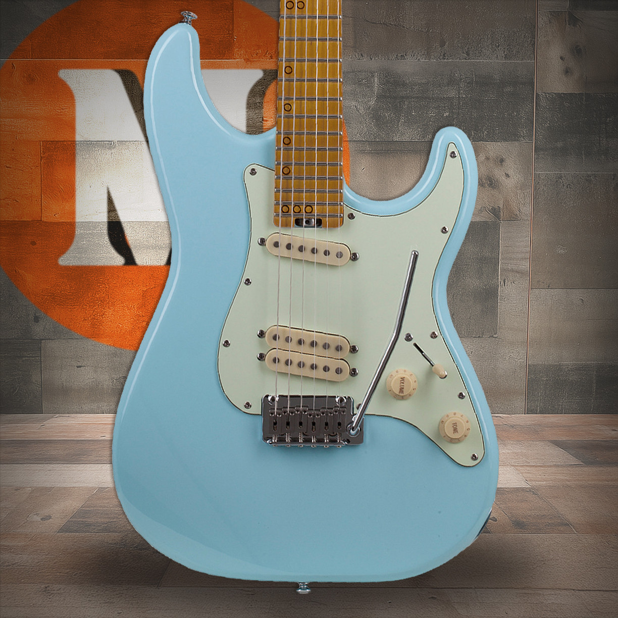 Schecter MV-6 Electric Guitar - Super Sonic Blue (4203) | Musician Madness