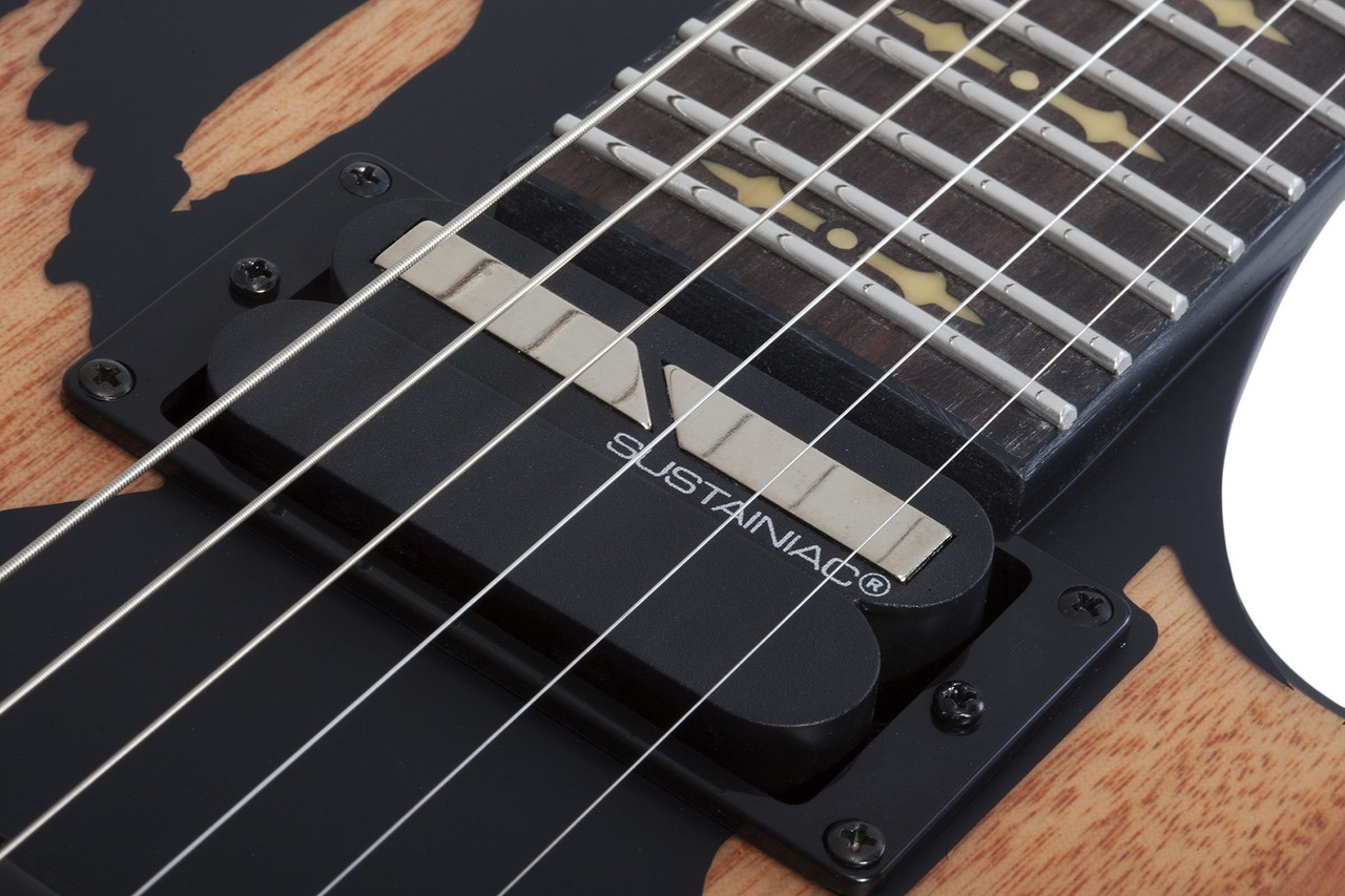 Schecter Synyster Custom-S Distressed Electric Guitar - Distressed