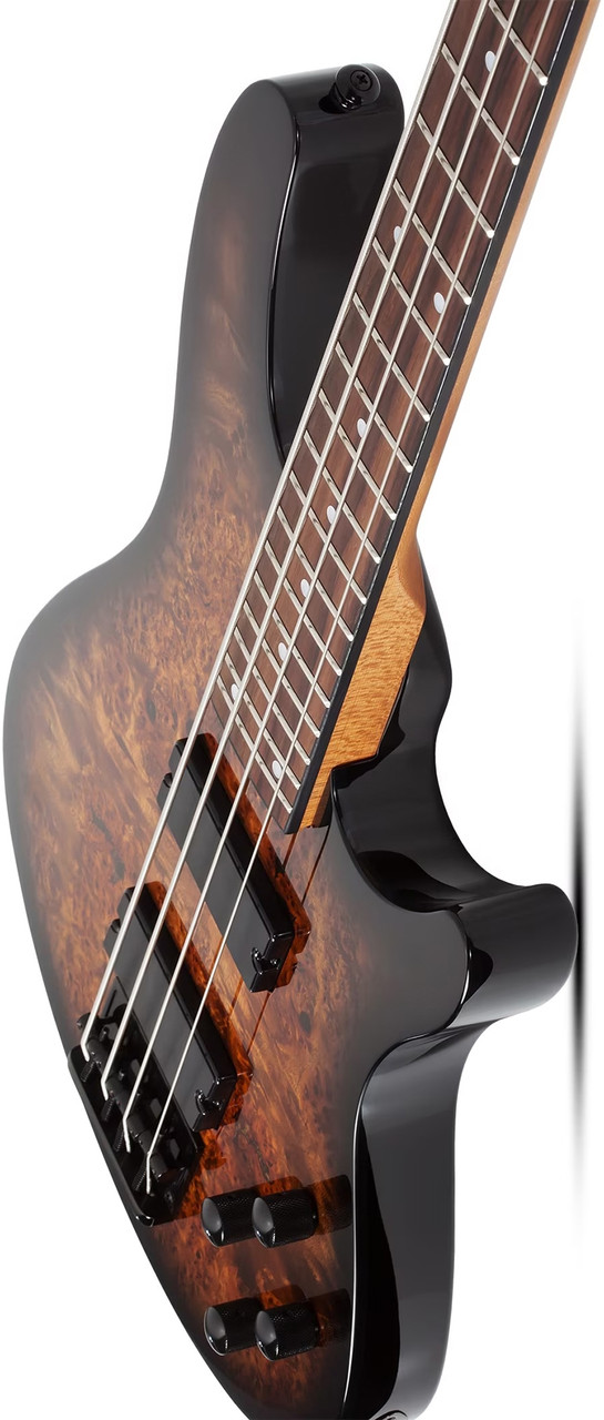 Schecter C-4 Standard Electric Bass - Tobacco Burl (3970) | Musician Madness