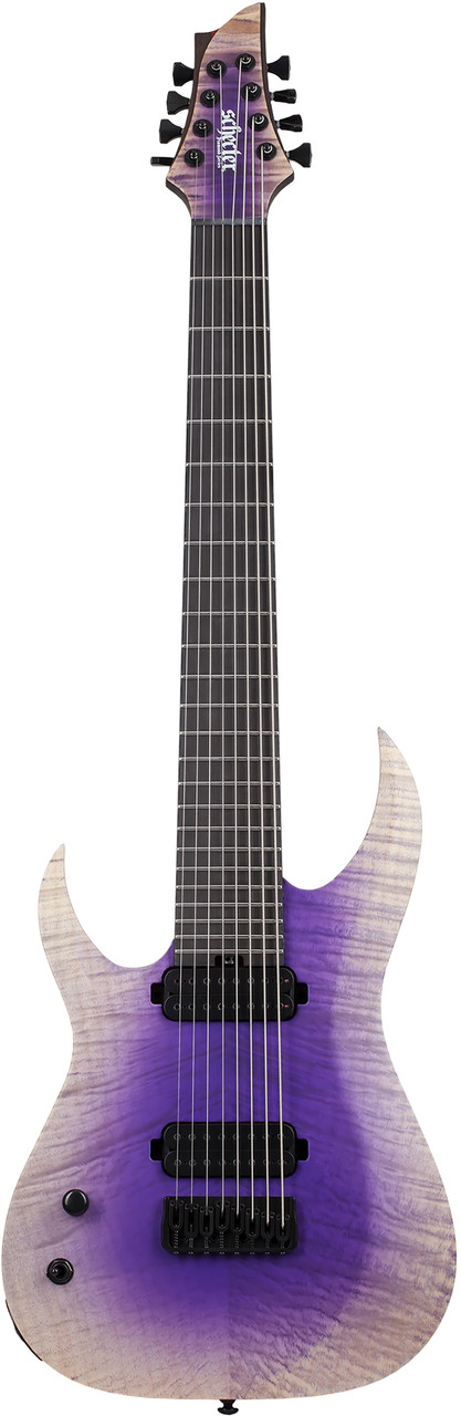 Schecter John Browne Tao-8 Left-Handed Electric Guitar - Ozone Burst (637) | Musician Madness