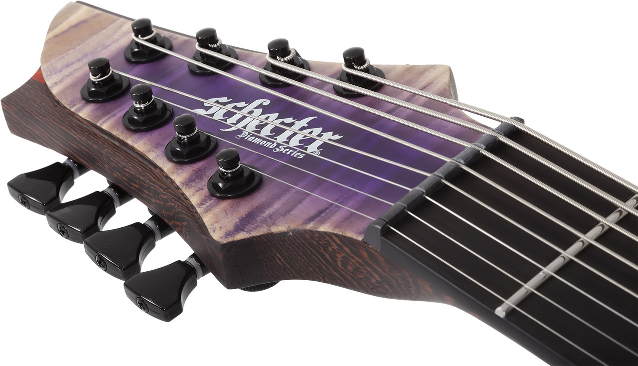 Schecter John Browne Tao-8 Left-Handed Electric Guitar - Ozone Burst (637) | Musician Madness
