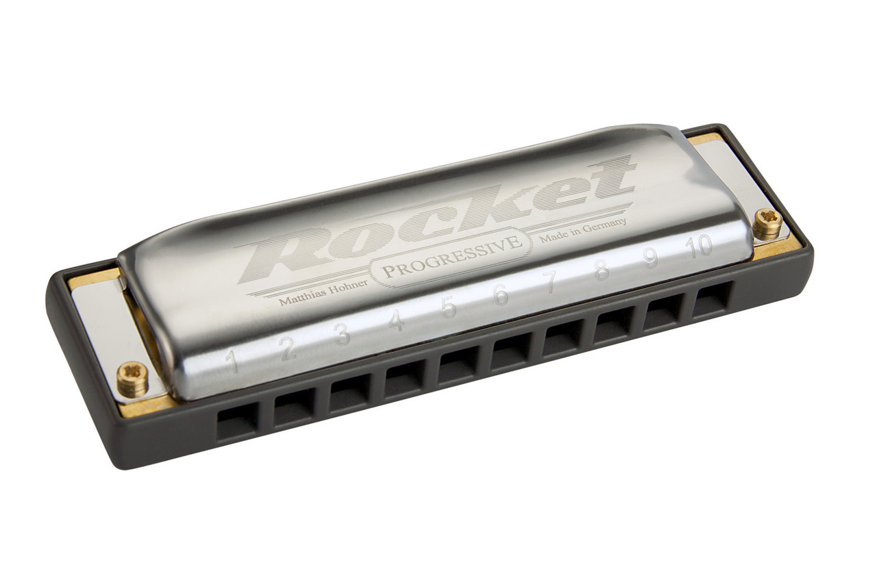 Hohner Rocket Harmonica Bundle - Keys C, G, A, D, Bb (M20135XP)