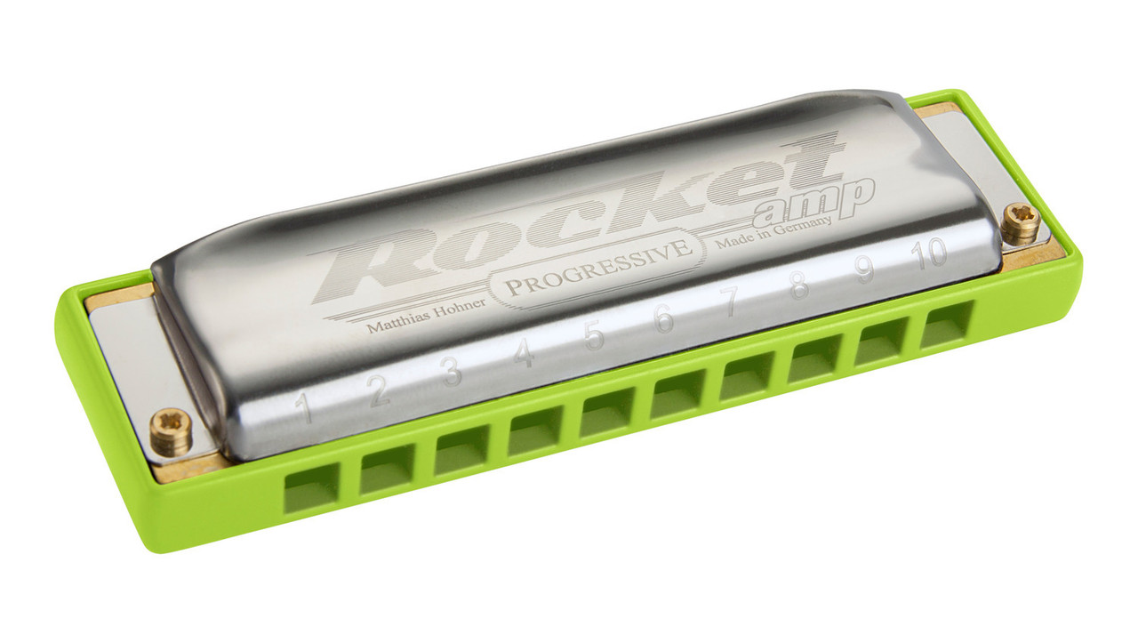 Hohner Rocket Amp Harmonica Bundle - Keys C, G, A, D, Bb (M20155XP)