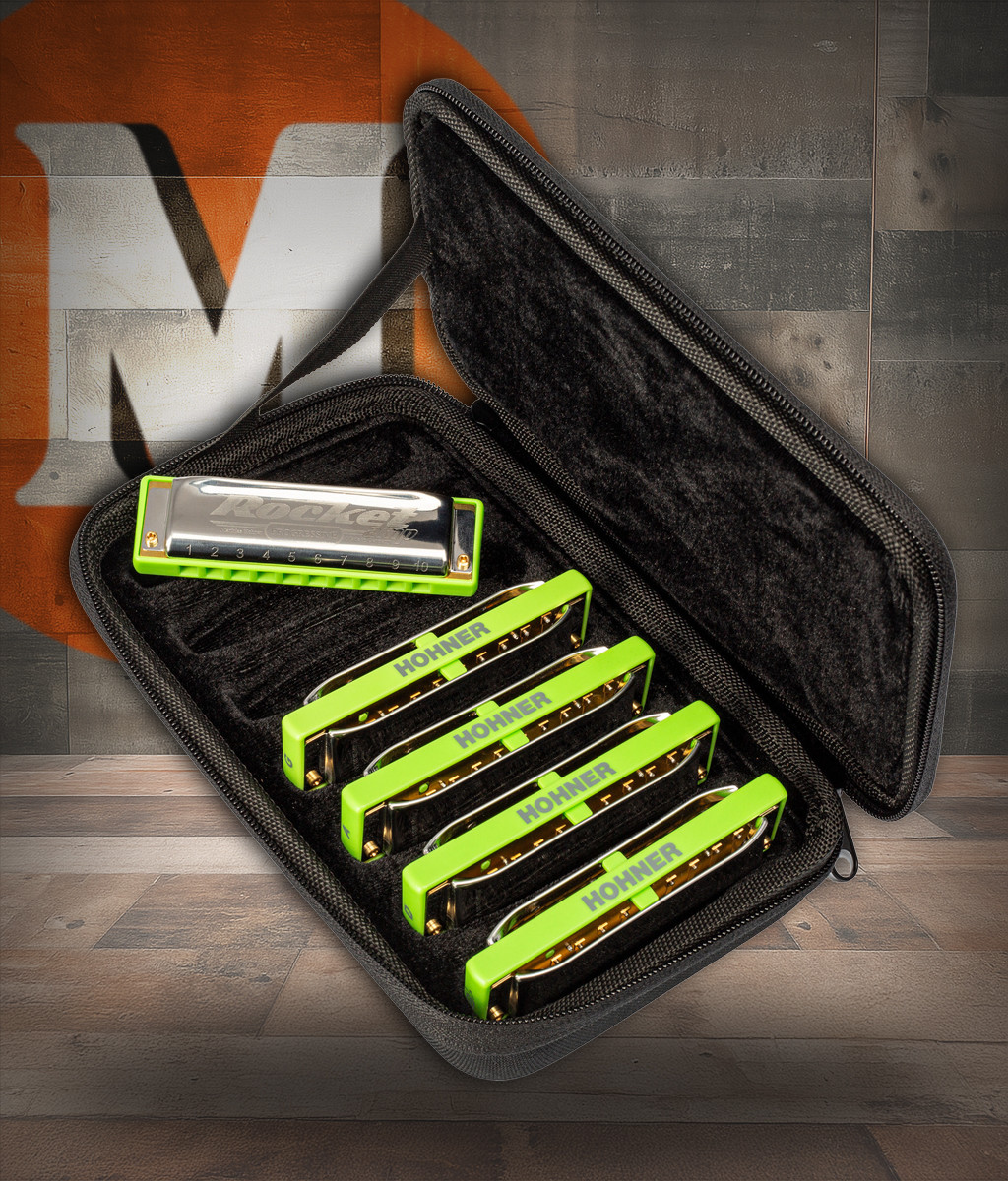 Hohner Rocket Amp Harmonica Bundle - Keys C G A D Bb (M20155XP) | Musician Madness