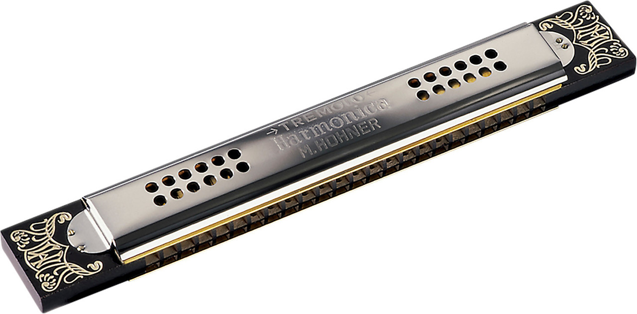 Shop the Hohner Tremolo 53/48 Harmonica - 24-Hole in the Key of D (53/48-D) at Musician Madness. Full, rich tremolo sound with classic Hohner quality.