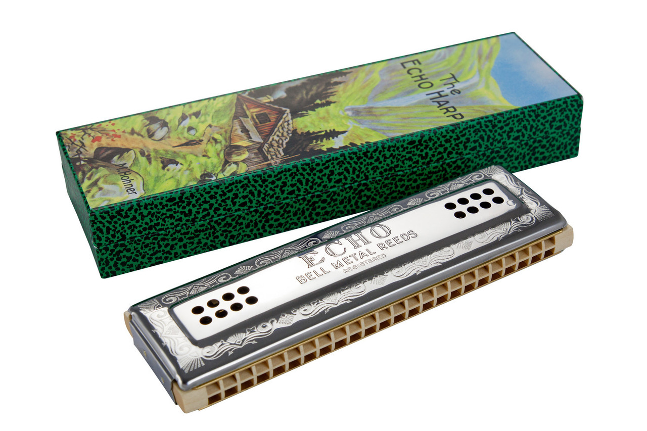 Hohner Echo 56 Tremolo Harmonica - 48-Hole Key of C/G (56-C/G) | Musician Madness