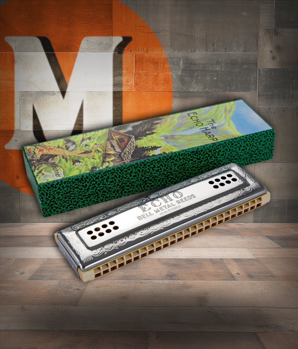 Hohner Echo 56 Tremolo Harmonica - 48-Hole Key of C/G (56-C/G) | Musician Madness