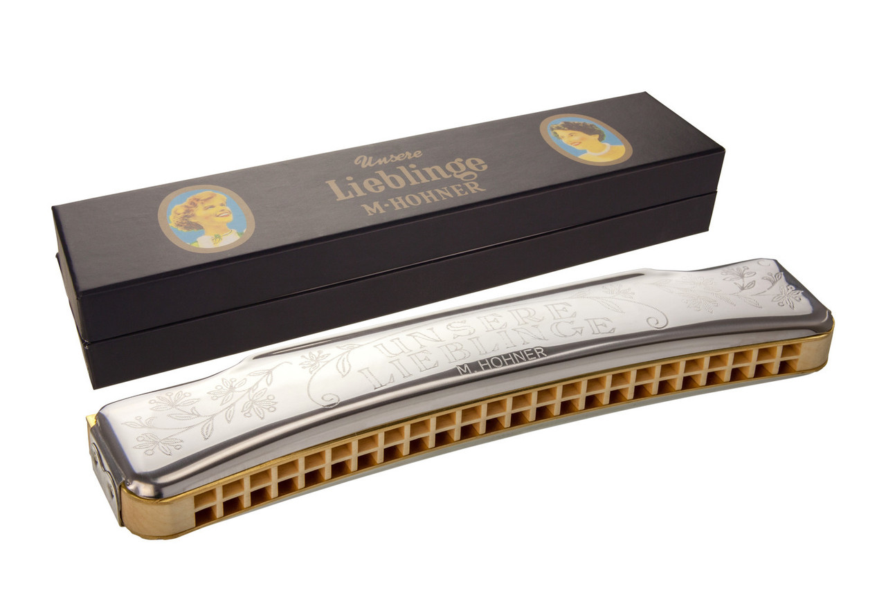 Hohner Unsere Lieblinge 48 Octave Harmonica - Key of C (M7332017) | Musician Madness