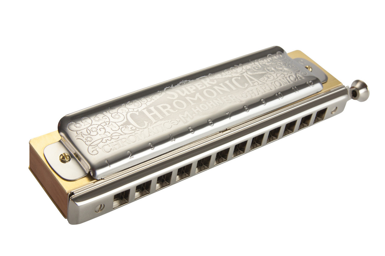 Shop the Hohner Super Chromonica 270 Chromatic Harmonica in the Key of F (270-F) at Musician Madness. Legendary chromatic tone trusted by professionals worldwide.
