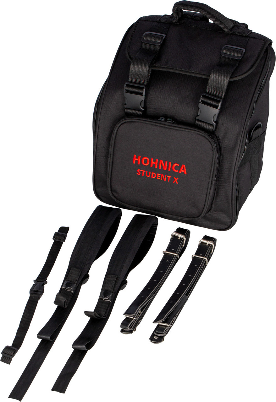 Hohnica 8 Bass Student X Piano Accordion - Black (STUX) | Musician