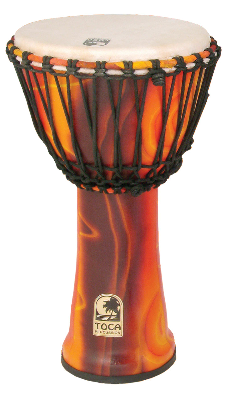 Toca Freestyle Rope-Tuned Djembe, 12" - Festa (SFDJ-12F) | Musician Madness