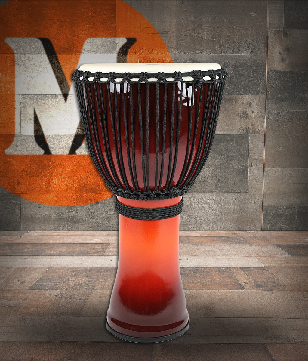 Toca Freestyle Rope-Tuned Djembe, 14" - African Sunset (SFDJ-14AFSB)