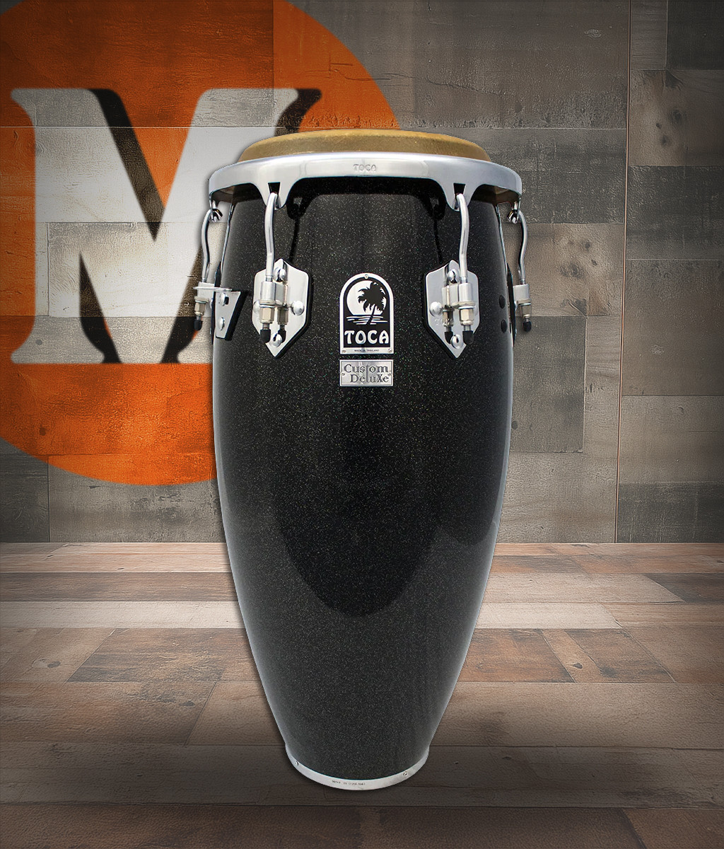 Toca Custom Deluxe Quinto, 11" - Black Sparkle (4611-BKS)