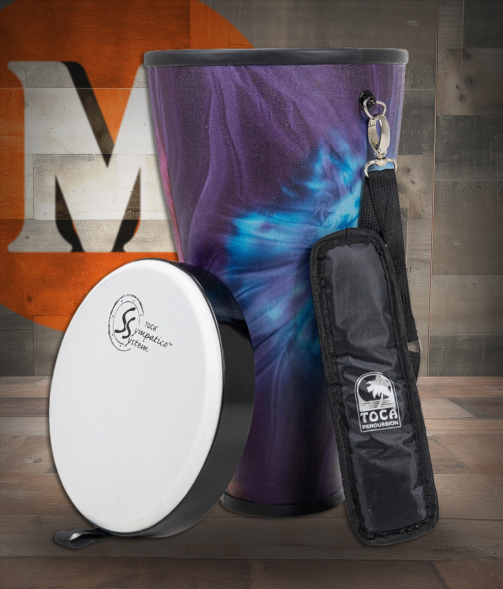 Toca Sympatico 10" Nesting Ashiko - Woodstock Purple (TSSNA-10WP-FP) | Musician Madness