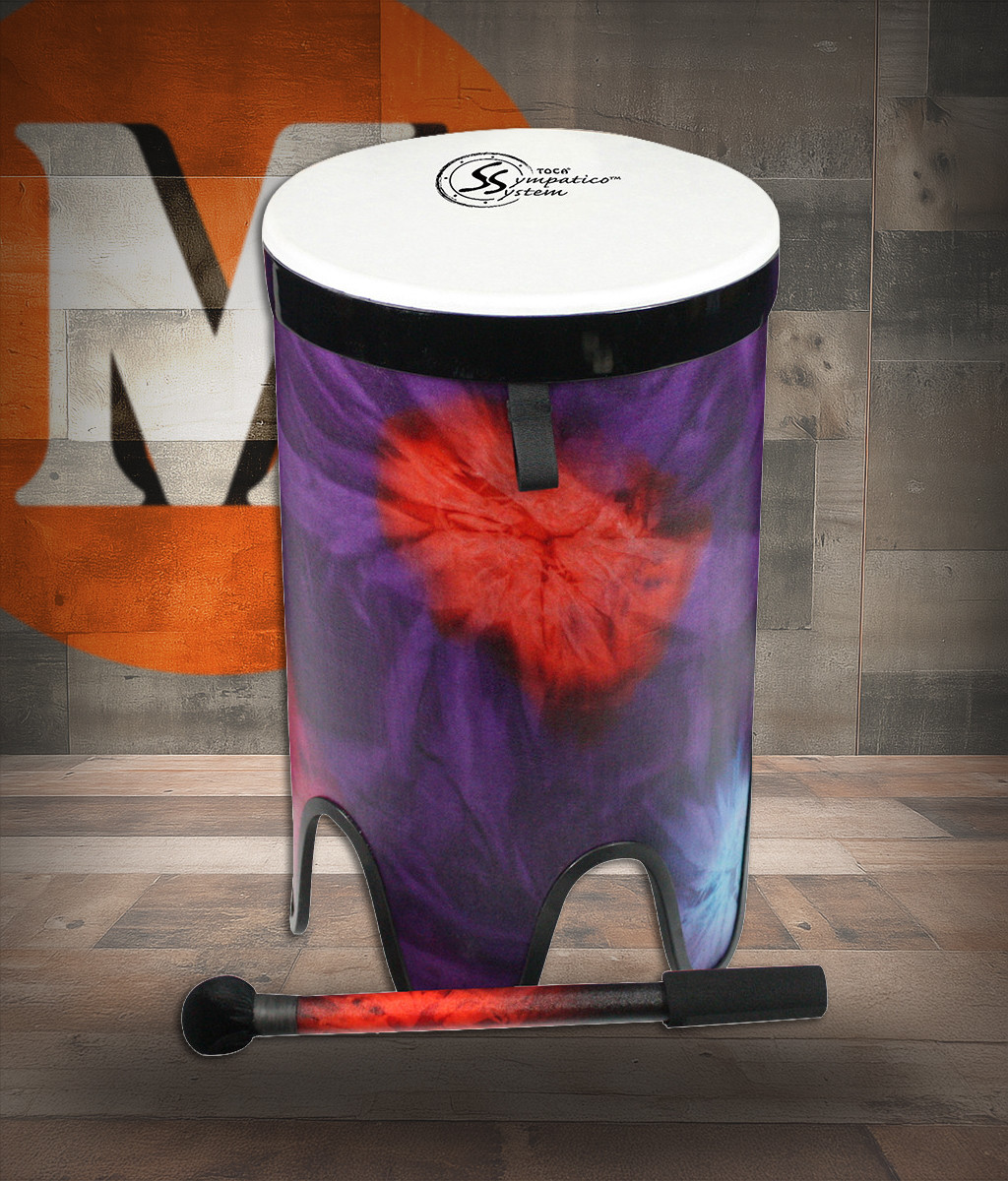 Toca Sympatico Nesting 12" Djembe, Tunable Fiber - Woodstock Purple (TSSND-12WP-FT)