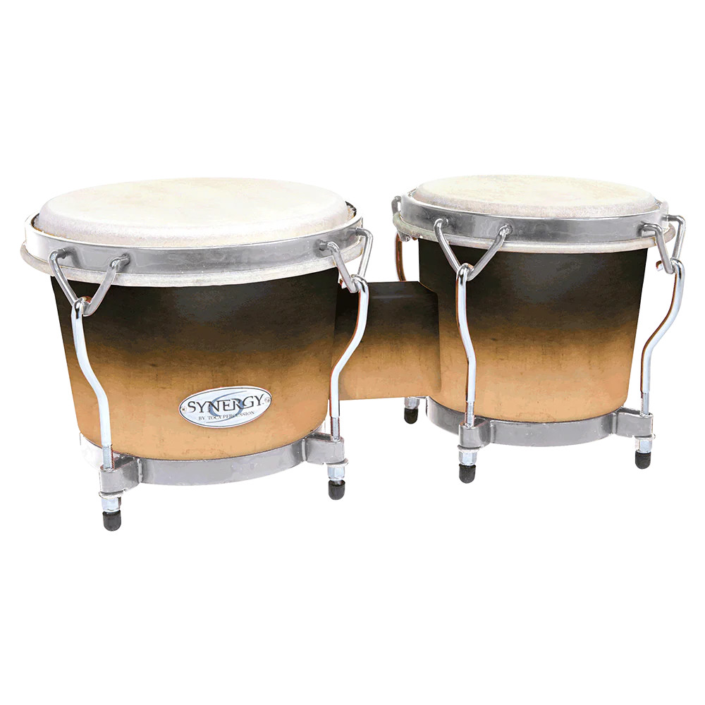 Toca Synergy Deluxe Bongos, 6"/6.75" - Coffee Fade (2150-CF) | Musician Madness
