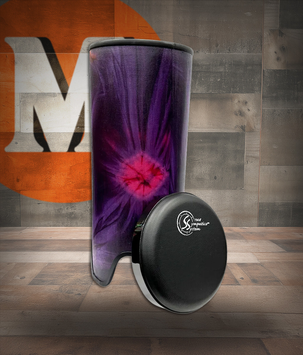 Toca Sympatico 10" Tubadora, Tunable Synthetic Leather Head - Woodstock Purple (TSSTB-10WP-SLT) | Musician Madness