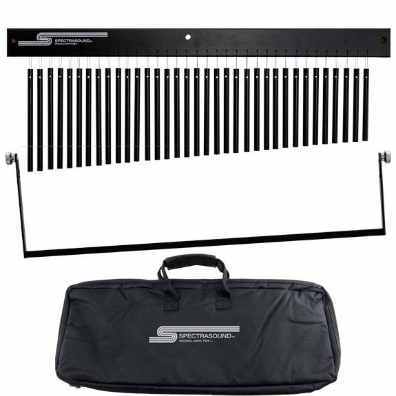 Toca SM-35BA Mark Tree Bundle with Damper Bar and Bag - Black Aluminum (SM35BA-K) | Musician Madness