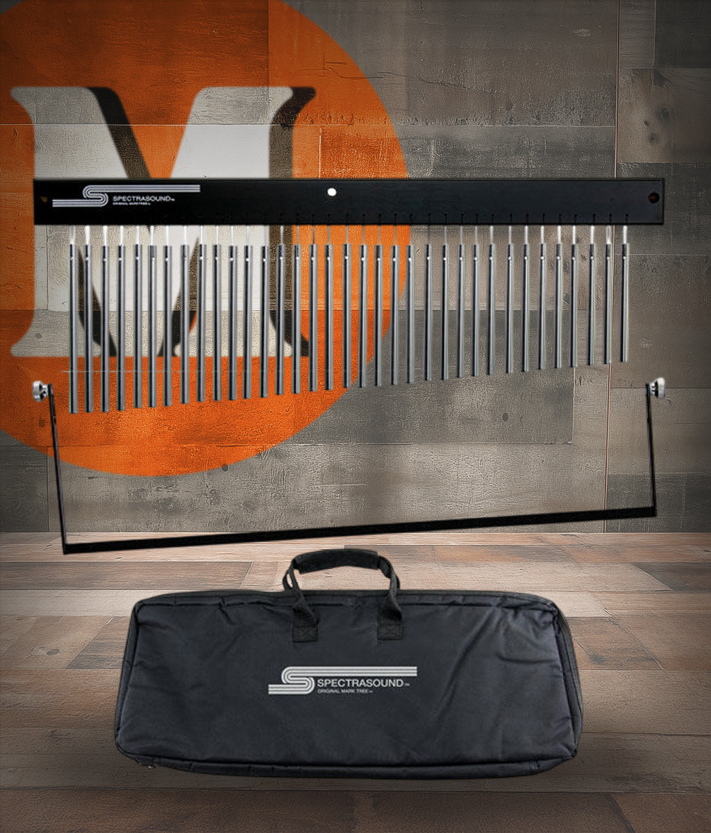 Toca SM-35NA Mark Tree Bundle with Damper Bar and Bag - Natural Aluminum (SM35NA-K) | Musician Madness