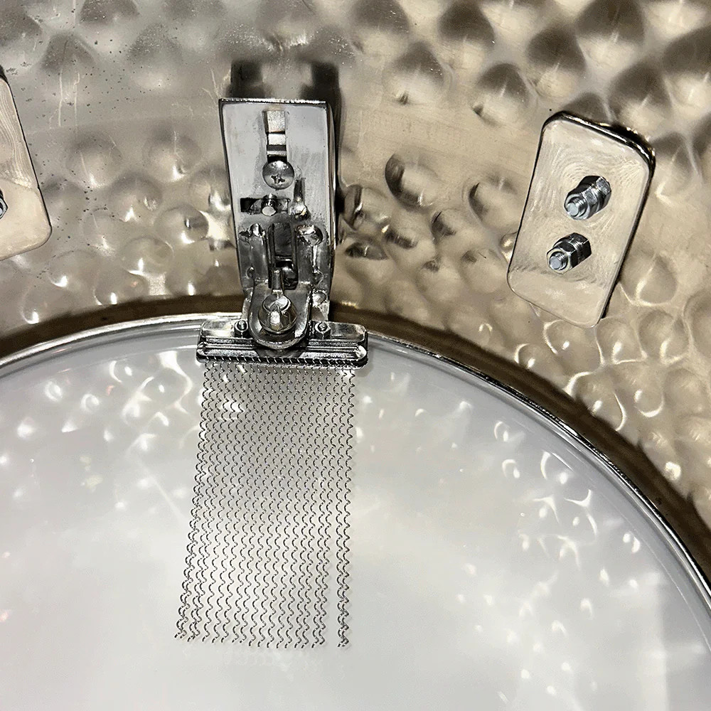 Toca Drumset Timbale with Snares, 7" x 12" Hand-Hammered Shell (T-712-HH) | Musician Madness