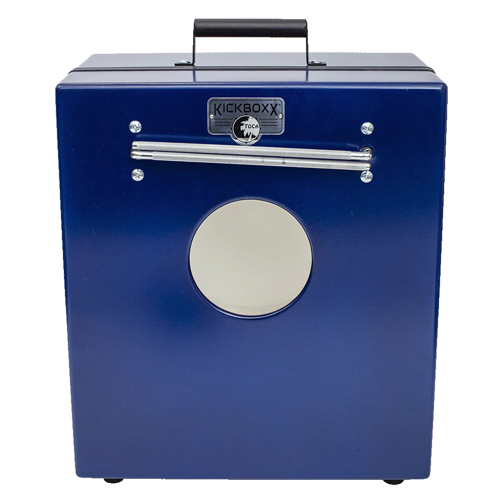 Toca KickBoxx Pro Suitcase Drum Set - Blue (TKSDS-PRO-BL) | Musician Madness